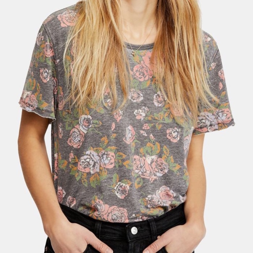 Free People Tourist T Shirt Small nwt